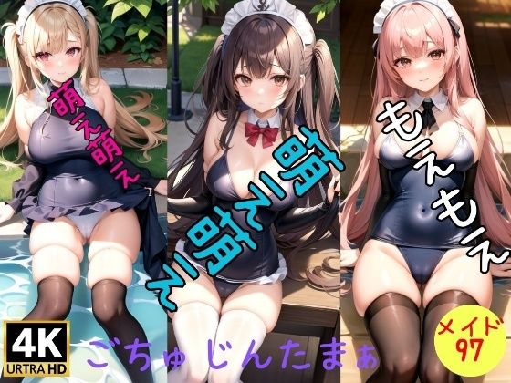 【萌えメイド】アニ女の水着ショット〜ごちゅじんたまぁぁ〜