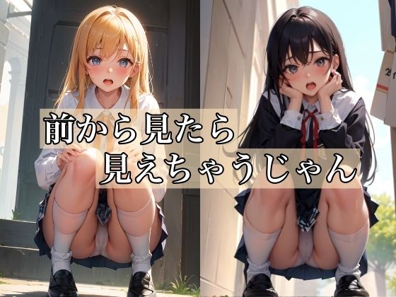 前から見たら見えちゃうじゃん 〜エッチなパンチラ少女〜