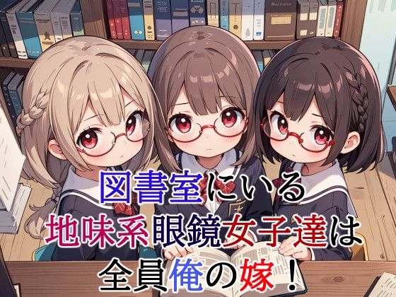 図書室にいる地味系眼鏡女子達は全員俺の嫁！【謎の海産物】