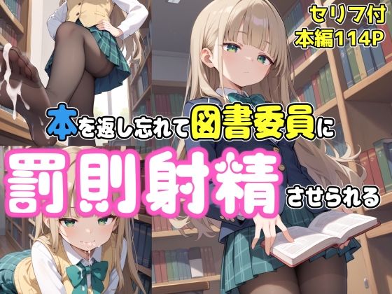 本を返し忘れて図書委員に罰則射精させられる【ぜろぜっと】