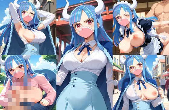 【う○ティイラストエロ画像】ワ○ピースに登場するセクシー巨乳ありんすちゃんのエッチな画像集【エロココ！】